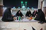 افطاری منتظران ظهور در مسجد مقدس جمکران