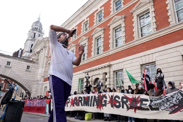 درخواست کارگران انگلیسی برای ممنوعیت صادرات سلاح به اسرائیل + عکس درخواست کارگران انگلیسی برای ممنوعیت صادرات سلاح به اسرائیل + عکس