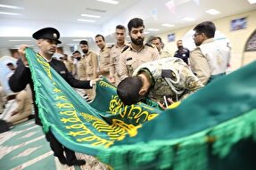 دیدار خدام رضوی با سپید جامگان نیروی دریایی ارتش جاسک