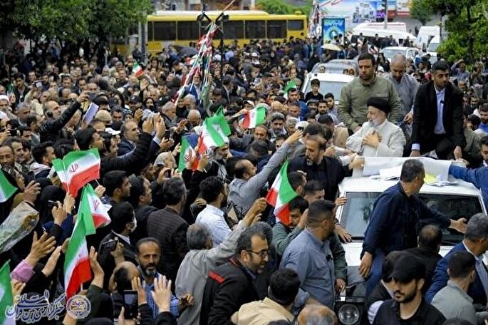 فیلم | استقبال ویژه مازندرانی‌ها از رئیس‎‌جمهور