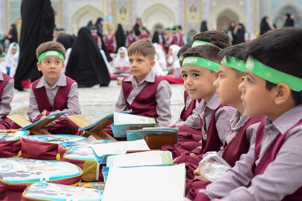 روز پایانی محفل قرآنی «غنچه‌های رضوی» در حرم رضوی