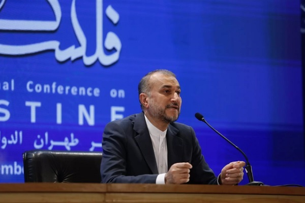 گزارش// مواضع امیرعبداللهیان در خصوص حمایت از آرمان فلسطین