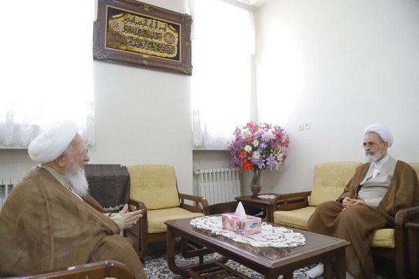 دیدار مدیر حوزه‌های علمیه با مراجع عظام تقلید