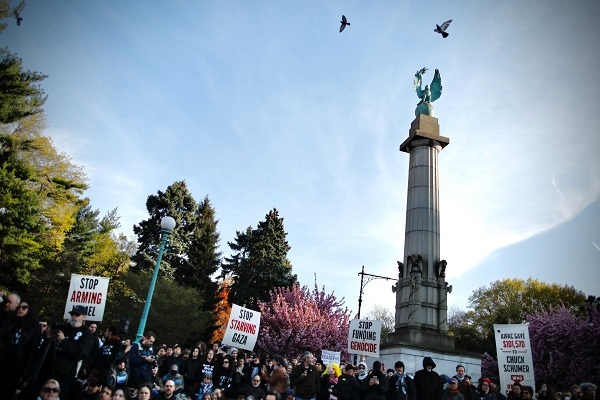 گسترش اعتراضات علیه رژیم صهیونیستی در دانشگاه‌های آمریکا + عکس