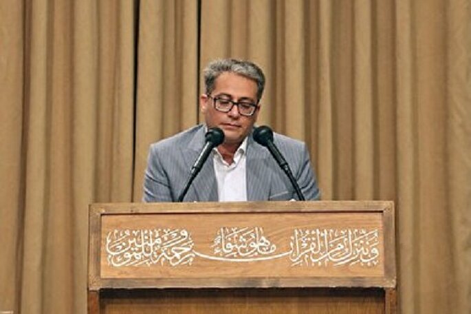 فیلم | تلاوت وحید نظریان در دیدار جامعه کارگری با رهبر معظم انقلاب