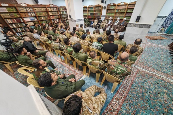 آیت الله یعقوبی: بزرگی نعمت خدا و مسوولیت پیوستن به حشد الشعبی را ارج نهید/ از خلوص نیت و روحیه معنوی خود محافظت کنید + عکس