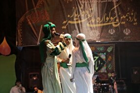 عکس | نخستین شب از یازدهمین سوگواره تعزیه ده‌زیار