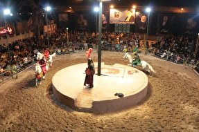 عکس | سومین شب از یازدهمین سوگواره تعزیه ده‌زیار