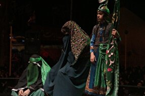 عکس | پنجمین شب از یازدهمین سوگواره ملی تعزیه ده‌زیار