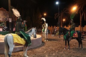 عکس | ششمین شب از یازدهمین سوگواره ملی تعزیه ده‌زیار