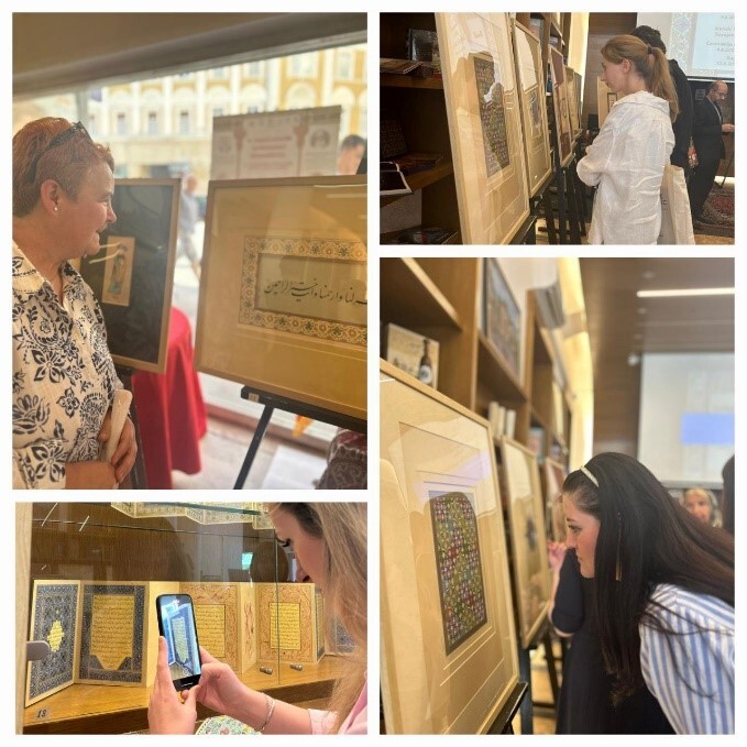 نمایش آثار قرآنی هنرمندان ایرانی در سارایوو نمایش آثار قرآنی هنرمندان ایرانی در سارایوو