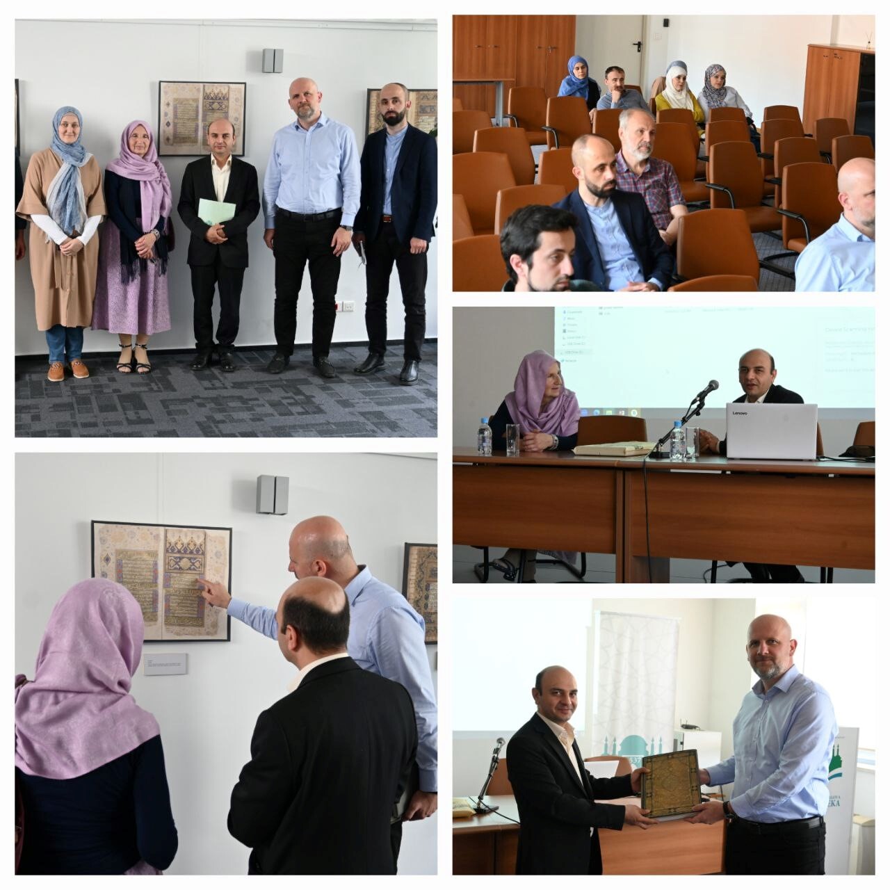 نمایش آثار قرآنی هنرمندان ایرانی در سارایوو نمایش آثار قرآنی هنرمندان ایرانی در سارایوو