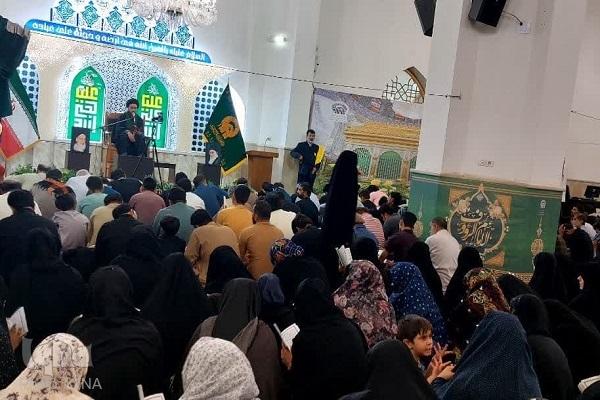 ویژه برنامه دعای عرفه ویژه زائرین غیرایرانی در حرم مطهر رضوی برگزار شد