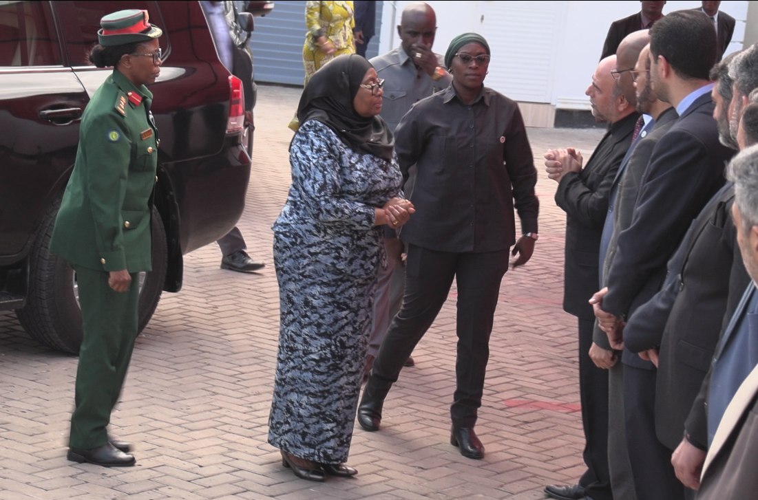 ادای احترام رئیس‌جمهور تانزانیا به شهید جمهور ایران