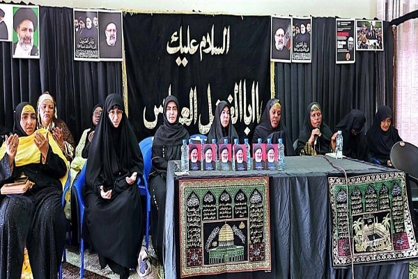 ابراز همدردی تشکل بانوان مسلمان تانزانیا با شهادت آیت آلله رئیسی + عکس