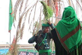 عکس | تعزیه شهادت حضرت عباس‌(ع) در ده‌زیار