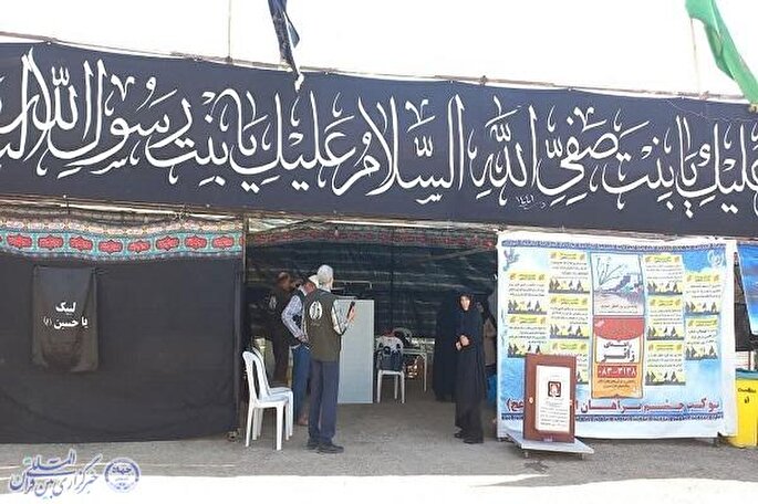 برپایی موکب درمانی «امدادگران عاشورا» در کرمانشاه