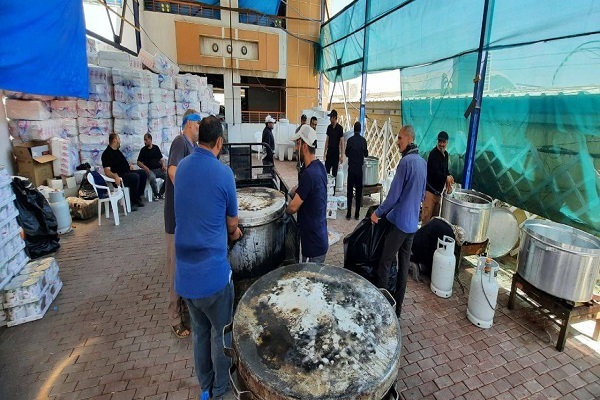 خدمت رسانی موکب استانداری تهران به زوار اربعین در نجف