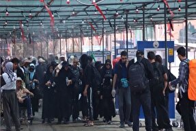 خدمت‌رسانی به زوار در مرز خسروی در بهترین سطح برقرار است