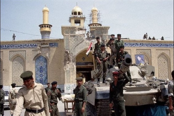 تخریب حرم امام حسین(ع) در انتفاضه شعبانیه؛ برگی دیگر از جنایات رژیم بعث عراق