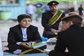 عکس | برگزاری محفل قرآنی در میعادگاه منتظران
