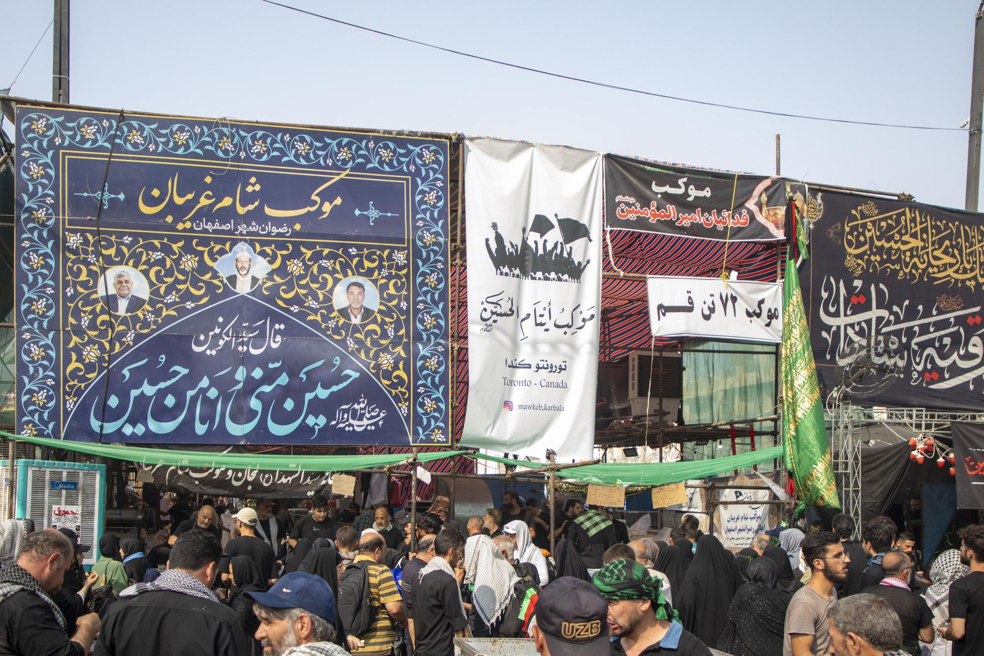 مشارکت ۲۵۰ موکب عربی و خارجی در خدمت‌رسانی به زائران اربعین