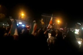 فیلم | جشن مردمی و شادمانی از حملات موشکی سپاه پاسداران انقلاب اسلامی به اسرائیل