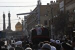 تشییع پیکر آیت الله جعفری اراکی در قم