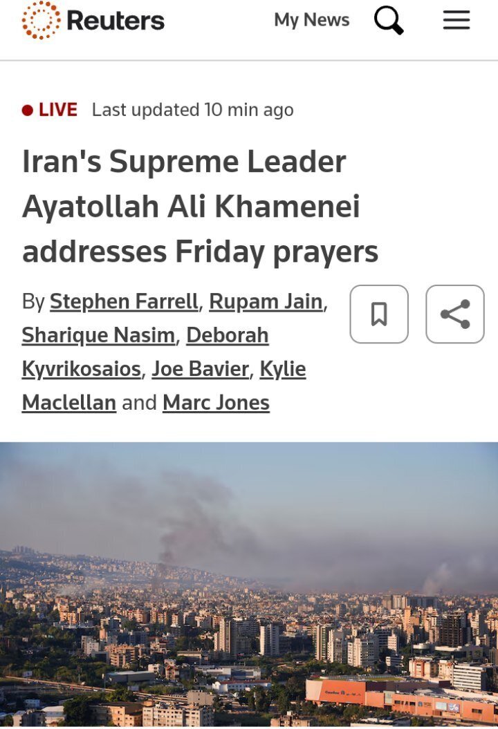 بازتاب خطبه‌های نماز جمعه رهبر انقلاب در رسانه‌های غربی و منطقه‌ای