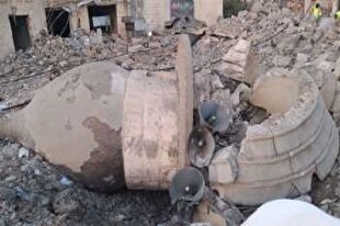 مسجد قدیمی «کفر تبنیت» لبنان بمباران شد