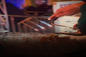 فیلم | حال و هوای اربعینی مواکب در شب وفات حضرت معصومه(س)