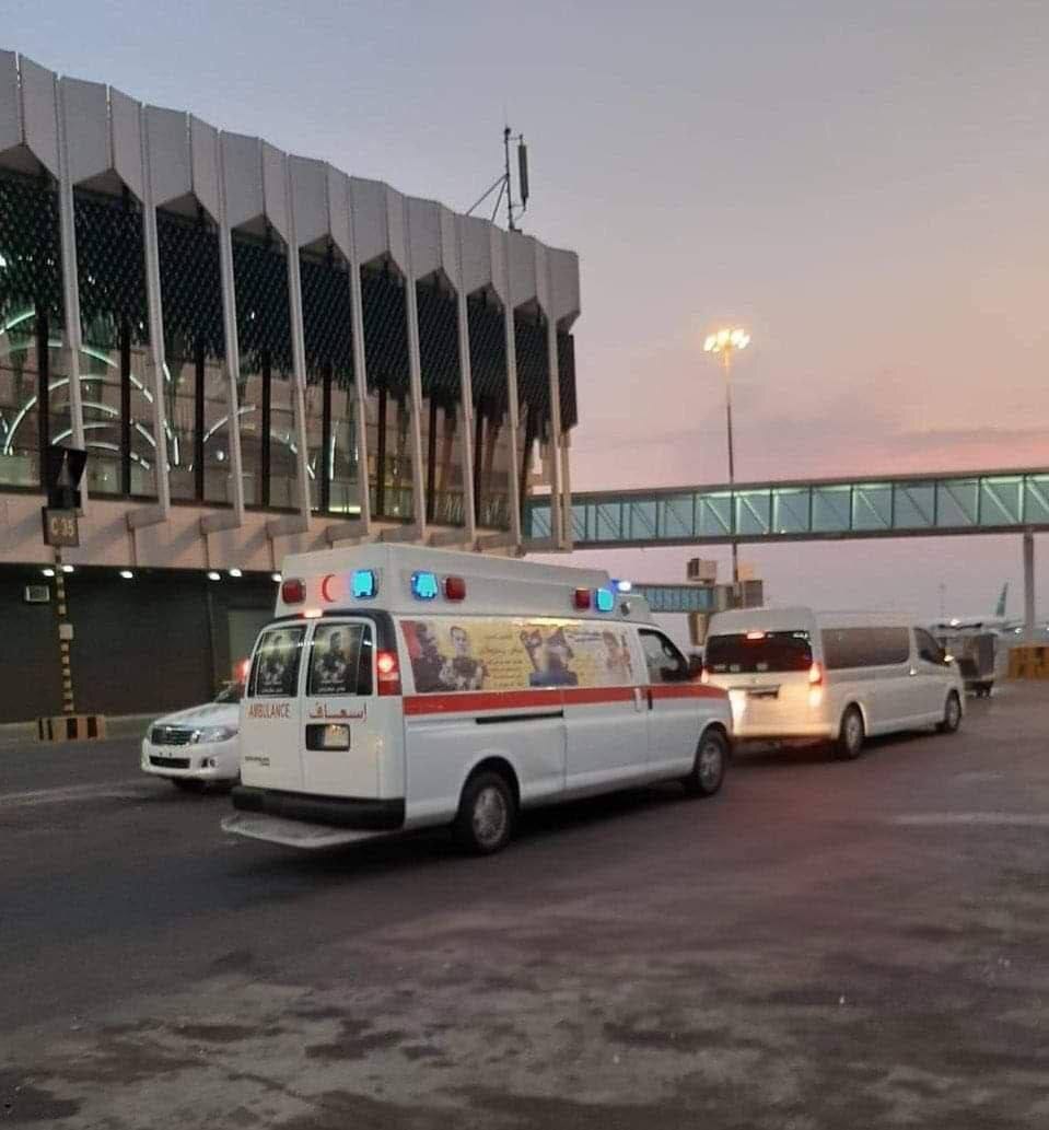 پیکر مطهر شهید نیلفروشان وارد فرودگاه بغداد شد + عکس پیکر مطهر شهید نیلفروشان وارد فرودگاه بغداد شد + عکس