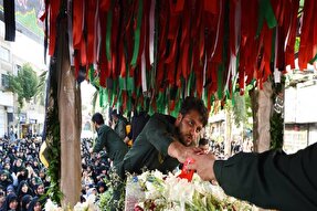 پیکر دو شهید البرزی به خاک سپرده شد