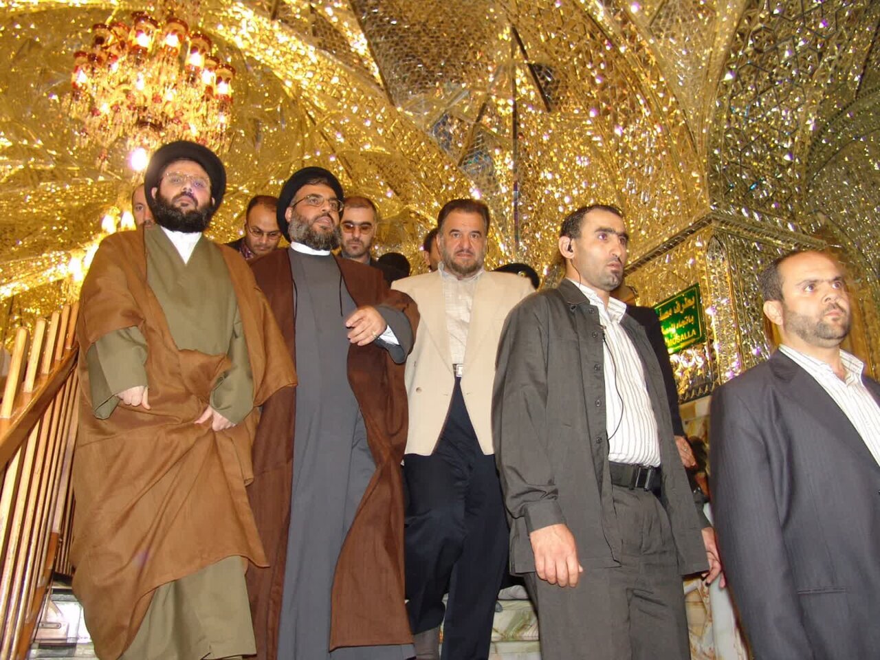 سیدحسن نصرالله در حرم عبدالعظیم