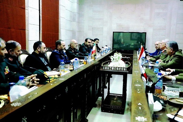 دیدار وزرای دفاع ایران و سوریه