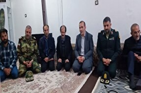 فیلم | حضور اعضای شورای تأمین کرمانشاه در منزل شهید «سجاد منصوری»