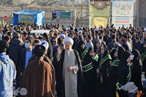 عکس | مراسم استقبال مردم سنندج از شهدای گمنام