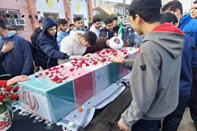 عکس | تشییع شهید گمنام در شهرستان املش