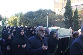 دانشگاه علم و هنر یزد میزبان شهید گمنام شد