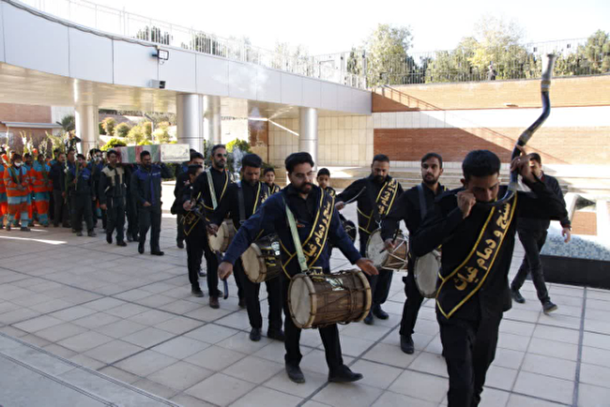 عکس | تشییع پیکر مطهر شهدای گمنام در کرمان