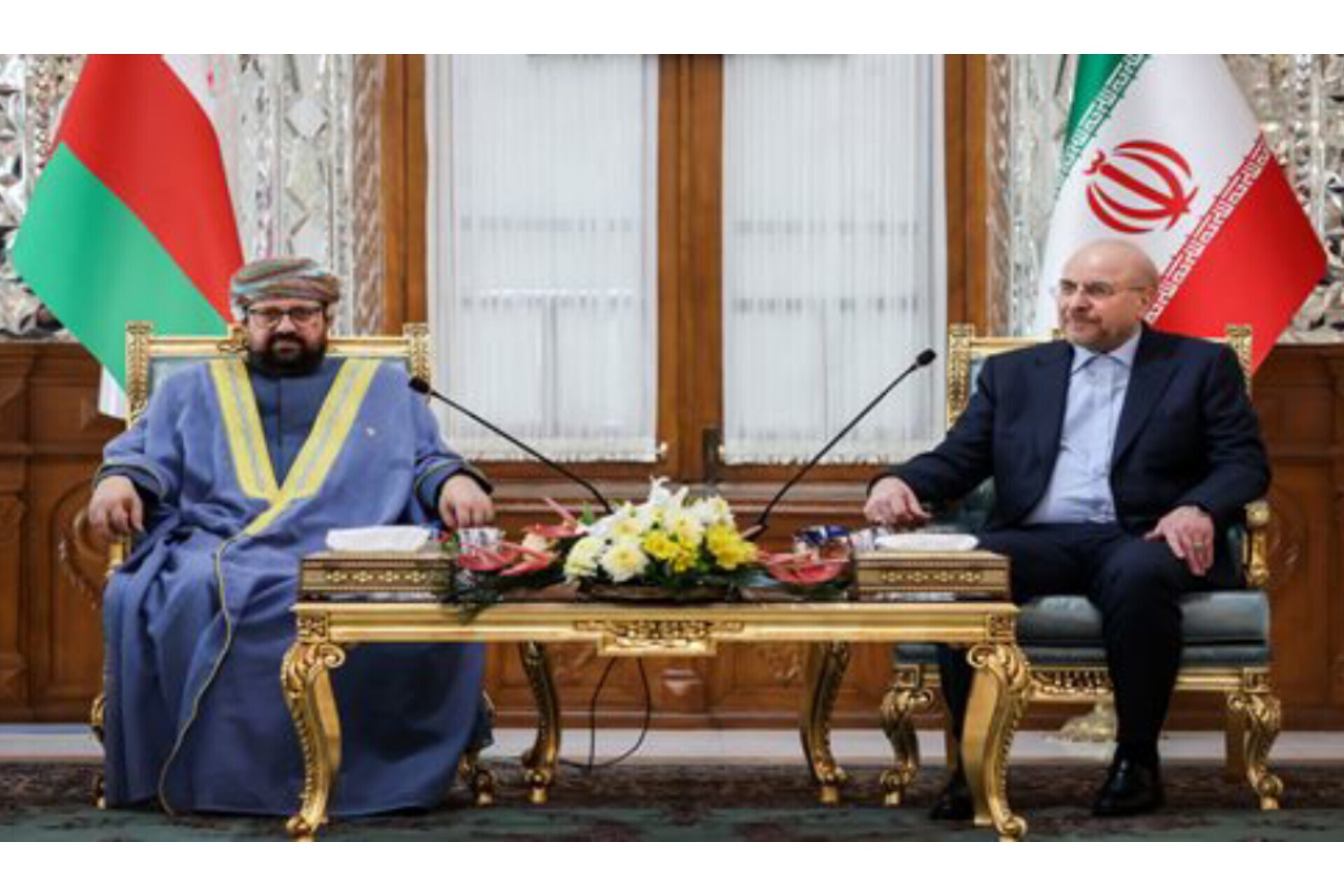 در دیدار رئیس دیوان عالی سلطنت عمان با قالیباف مطرح شد: