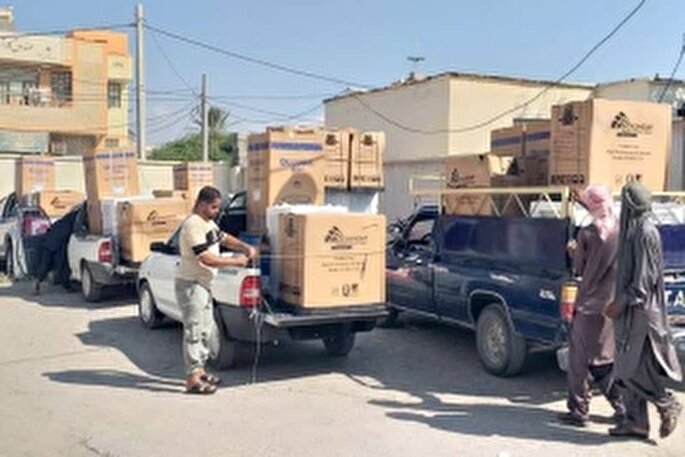 اهدای ۴۰ سری جهیزیه به نوعروسان جاسکی