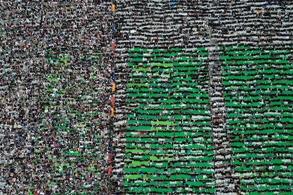 برگزاری مراسم عید فطر در برخی کشورها + عکس