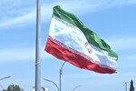 پرچم جمهوری اسلامی ایران در گلستان به اهتزاز درآمد