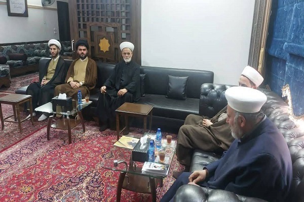 دیدار علمای فلسطینی با نماینده آیت‌الله یعقوبی در بیروت