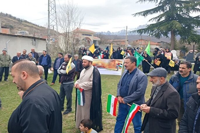 عهد مردم سنگده ساری در یاری قدس شریف