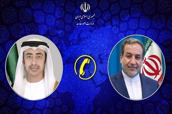 تماس تلفنی وزرای امور خارجه ایران و امارات 