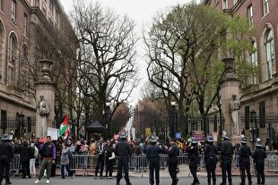 دستگیری ده‌ها دانشجوی طرفدار فلسطین در دانشگاه کلمبیا در حمله پلیس آمریکا