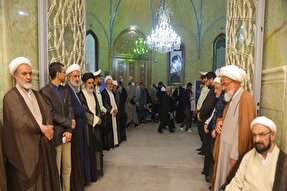 فیلم | گرامیداشت سالگرد مرحوم آیت‌الله بهجت (ره) در مسجد اعظم قم