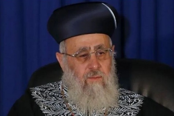 اسحاق یوسف، خاخام ارشد جامعه سفاردی